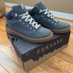NEW IN BOX Forsake Lucie gray lace up booties sz9 NWT